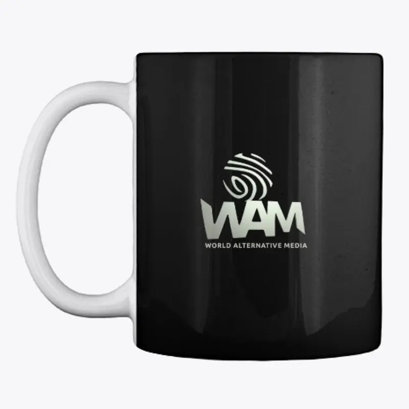 WAM Mug White Logo